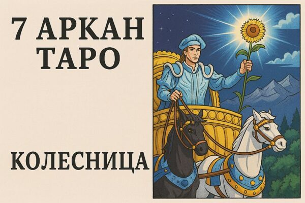 7 аркан Таро — Колесница: символ победы, воли и движения вперёд 7 аркан Таро — Колесница