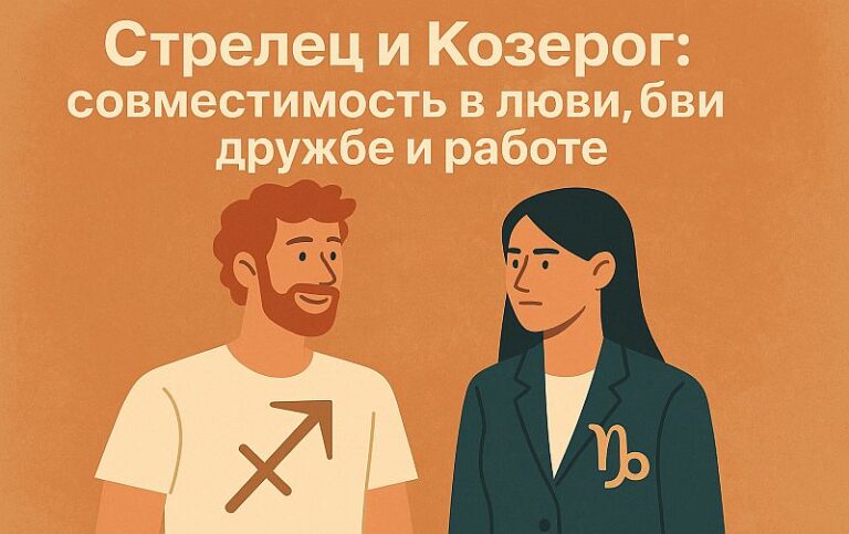 Стрелец и Козерог совместимость